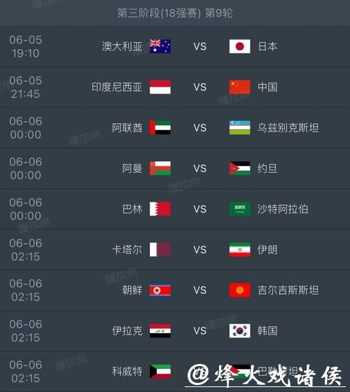 2026世界杯外围赛程及比分预测 2026世界杯外围赛程及比分预测